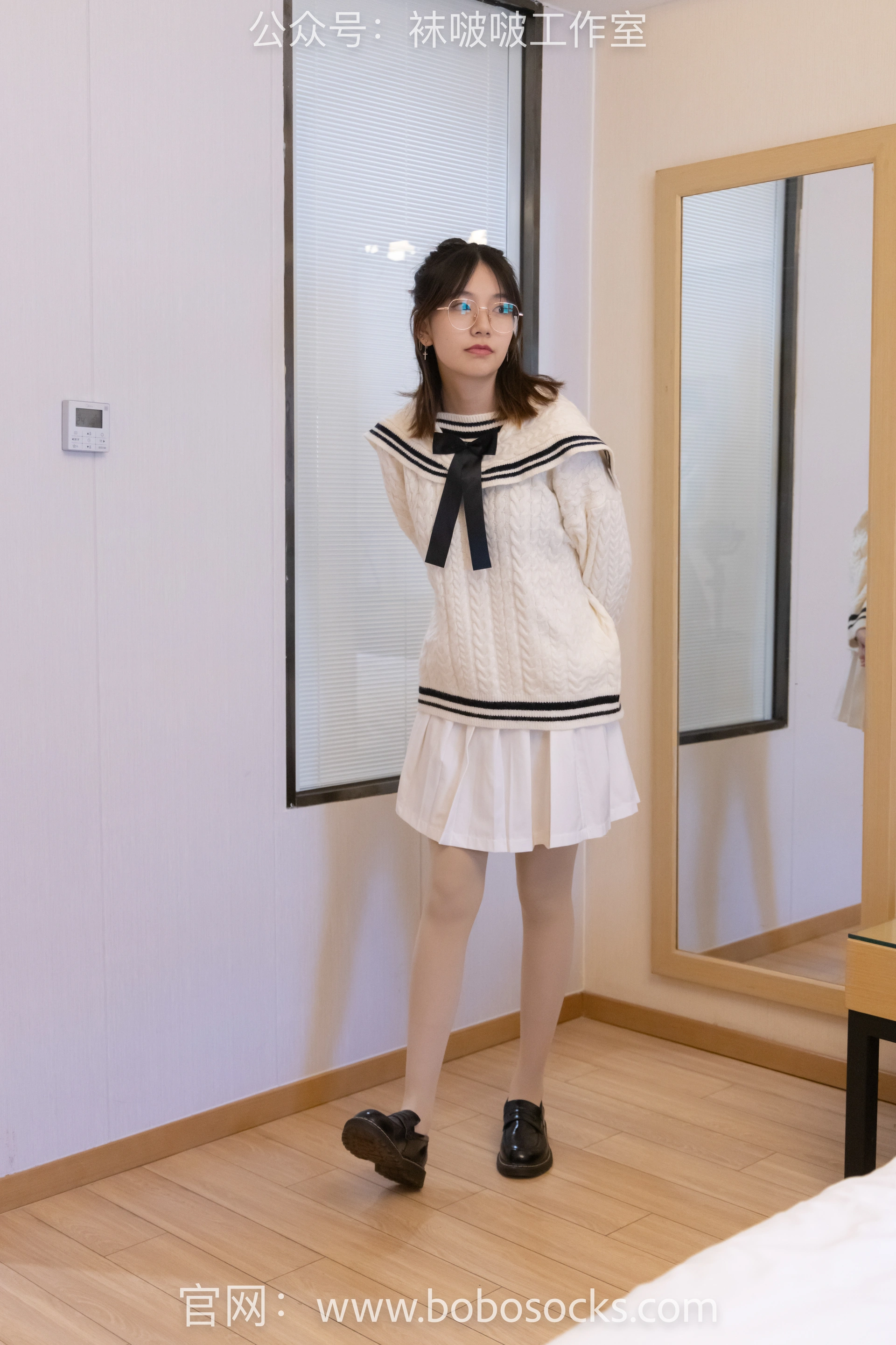 [BoBoSocks袜啵啵]NO.117 小甜豆-黑皮鞋、厚肉丝 2